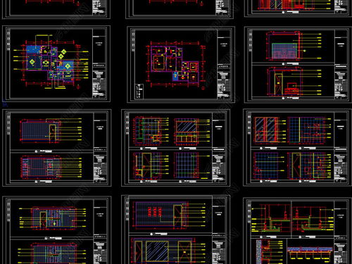 精品豪華家裝裝修設計 全方位施工圖與效果圖解析